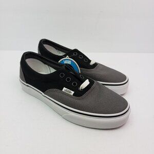 NEW Vans Era Classic Womens Size 5 Pewter Black Lace Up Low Sneaker Shoes
